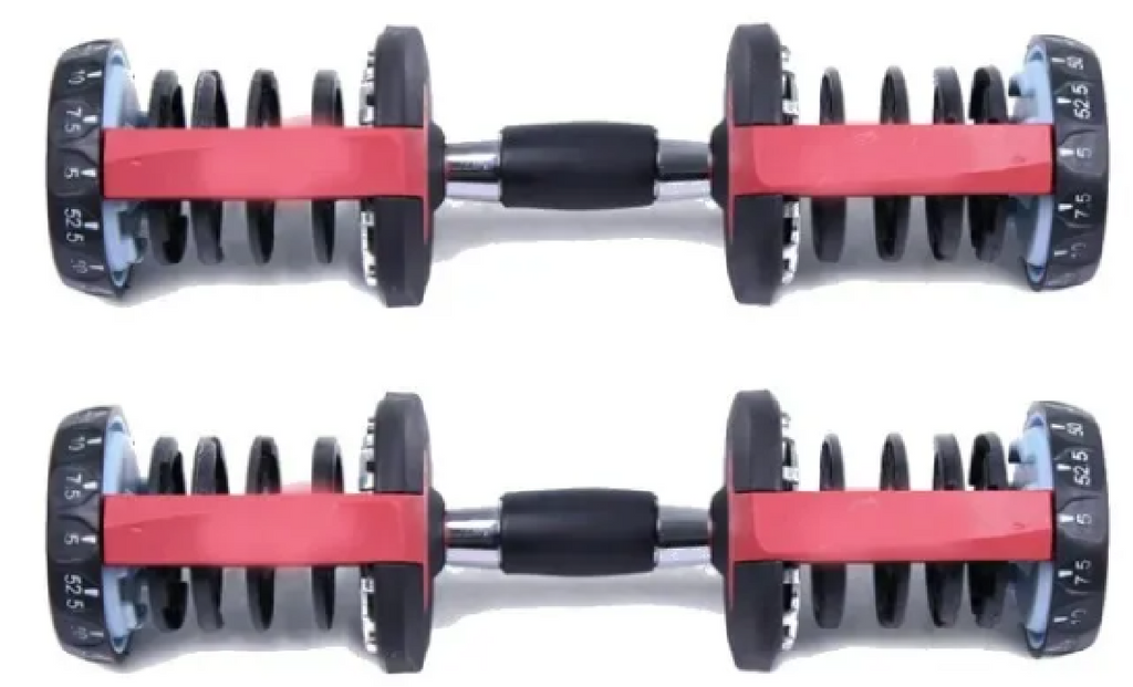 Adjustable Dumbbells 24KG Set