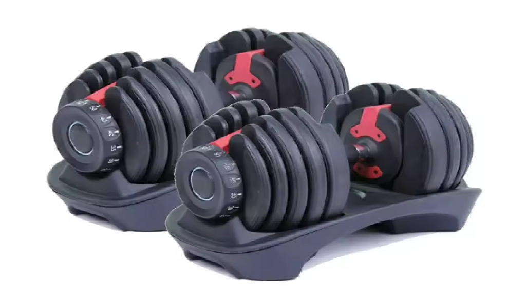 Adjustable Dumbbells 24KG Set