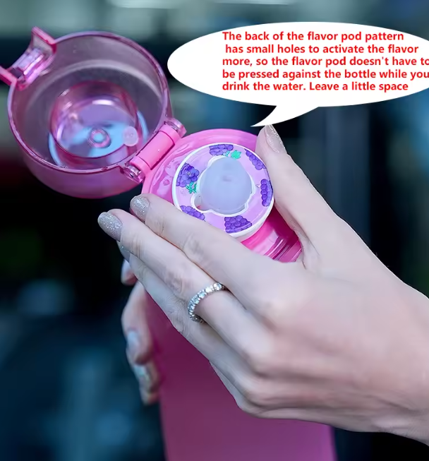 Air Up. 1 Portable Transparent Water Bottle with Air Infuser and Random Flavor Capsule, Leak‑Proof, Straw Included, Ideal for Outdoor Sports