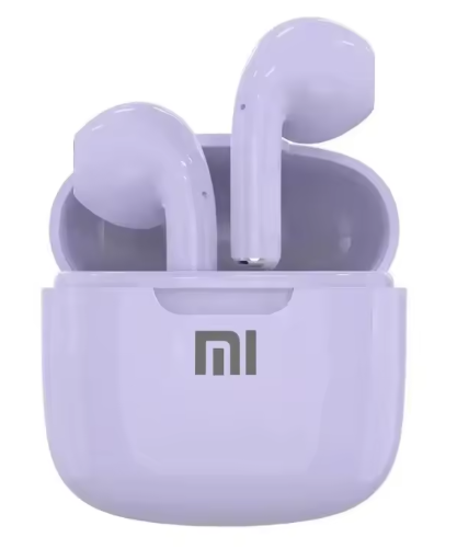 Xiaomi Wireless In-Ear Bluetooth Earbuds with Charging Case, 25 Hours Playtime, TWS Technology, and Built-in Noise-Cancelling Microphone