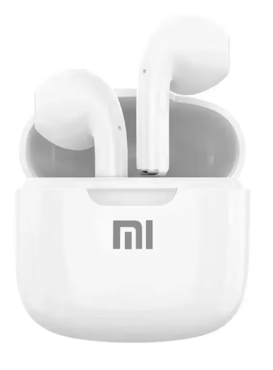 Xiaomi Wireless In-Ear Bluetooth Earbuds with Charging Case, 25 Hours Playtime, TWS Technology, and Built-in Noise-Cancelling Microphone