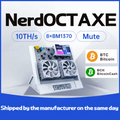 2025 New Bitaxe Nerd OCTAXE Air-Cooled Bitcoin Miner, 10TH/s Computing Power, Available in Black, White, and Red