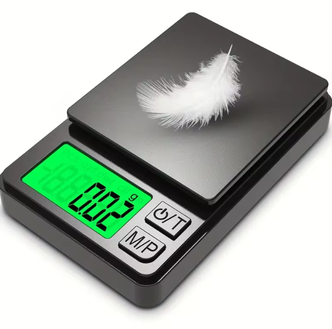 Precision Pocket Scale, Digital Gram Scale for Food, Jewelry, Ounces/Grains with Backlit LCD Display – Mini Travel Scale