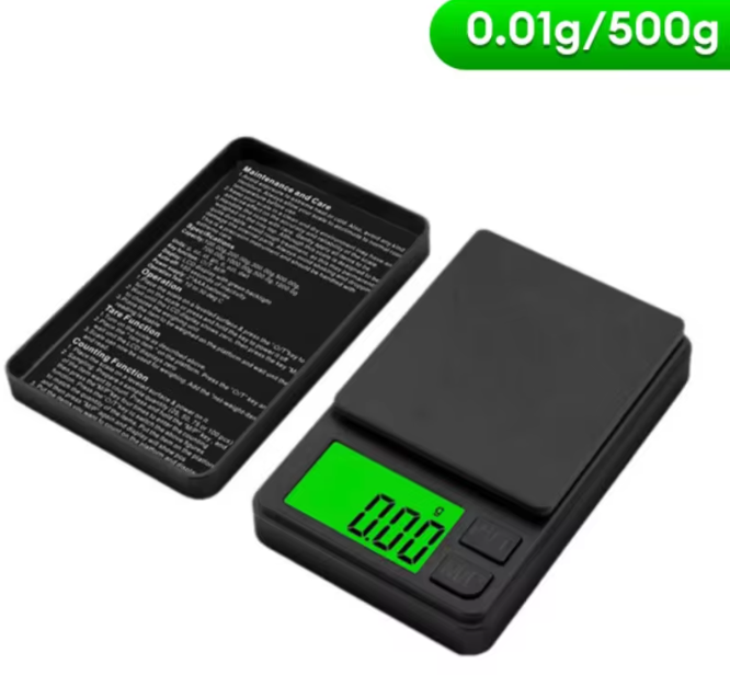 Precision Pocket Scale, Digital Gram Scale for Food, Jewelry, Ounces/Grains with Backlit LCD Display – Mini Travel Scale