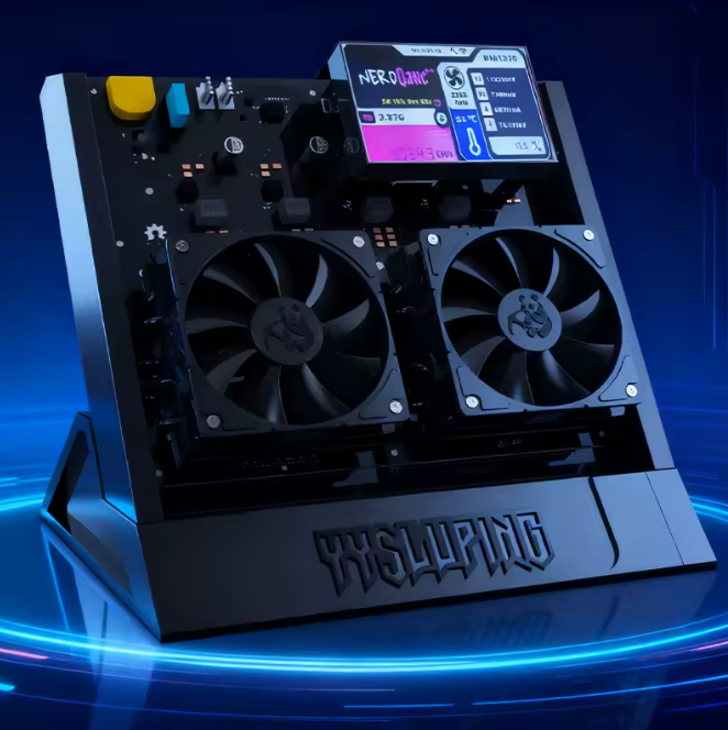 2025 New Bitaxe Nerd OCTAXE Air-Cooled Bitcoin Miner, 10TH/s Computing Power, Available in Black, White, and Red