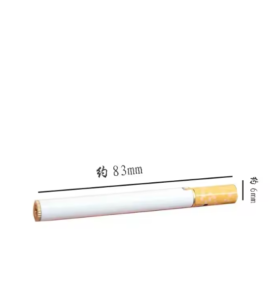 Mini Soft Flame Lighter, Cigarette-Style Flint Torch, Refillable Gas Pocket Lighter, Smoking Accessory, Gift for Men