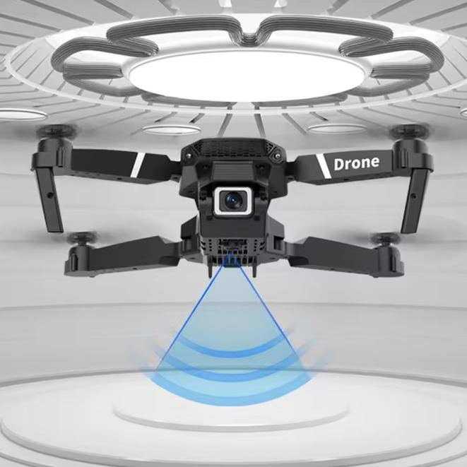 E88 Professional 4K Drone with Wide-Angle HD 1080P Camera, WiFi FPV, Altitude Hold, Foldable RC Quadcopter Toy for Kids