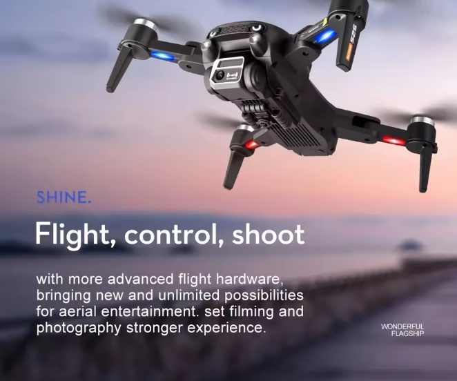 Mini S2S 4K/8K HD Drone with Obstacle Avoidance Camera, Brushless Motor, Foldable RC Quadcopter, Aerial Photography Toy for Kids