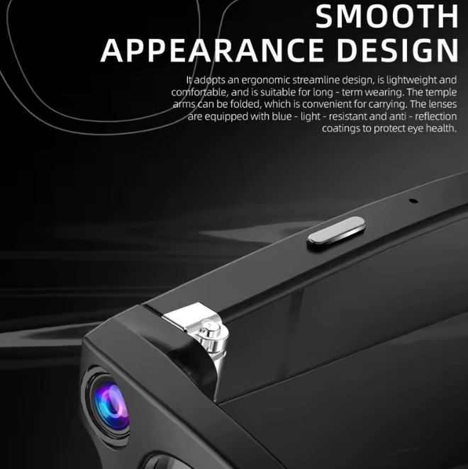 Xiaomi 4K Smart AI Glasses, Bluetooth HD 800W Pixel Camera, Waterproof Smart Glasses with Photo, Video, Voice Call, and Translation Functions