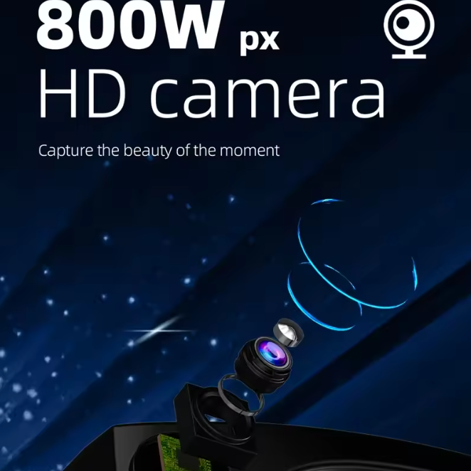 Xiaomi 4K Smart AI Glasses, Bluetooth HD 800W Pixel Camera, Waterproof Smart Glasses with Photo, Video, Voice Call, and Translation Functions