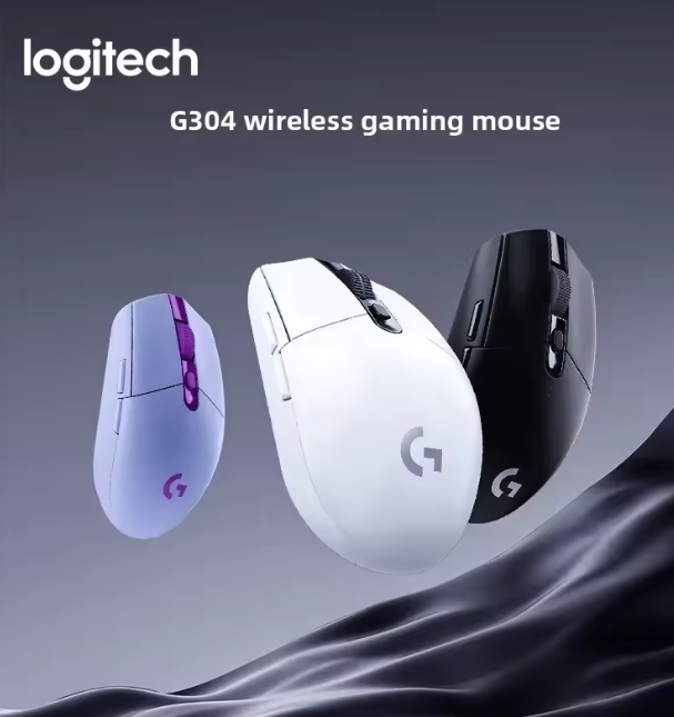 Logitech G304 Lightspeed Wireless Gaming Mouse, HERO 12K Sensor, 12000 DPI, 6 Programmable Buttons, Compatible with PC & MacOS