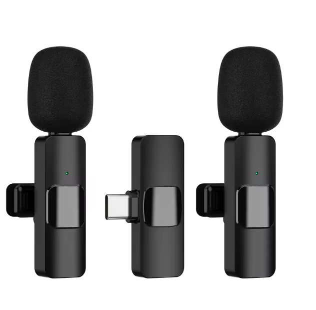New Wireless Lavalier Microphone, Portable Mini Mic for Audio and Video Recording, Compatible with iPhone, Android, Live Streaming, and Gaming