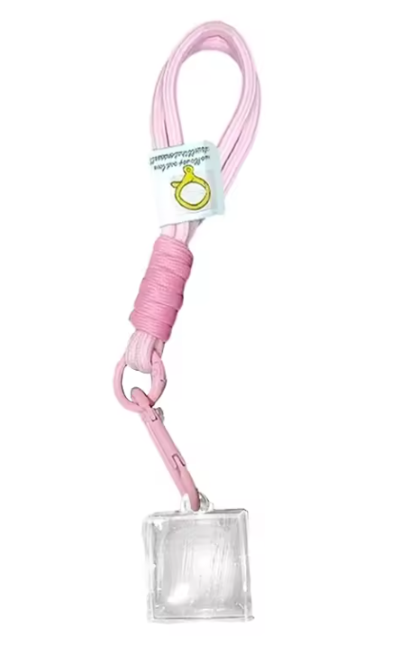 Blank Acrylic Pixel Filter Keychain, Transparent Frame Keychain, DIY Pendant Accessory for Bags, Graduation, Anniversary, or Couple Gifts (1 pc)