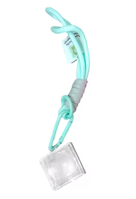 Blank Acrylic Pixel Filter Keychain, Transparent Frame Keychain, DIY Pendant Accessory for Bags, Graduation, Anniversary, or Couple Gifts (1 pc)