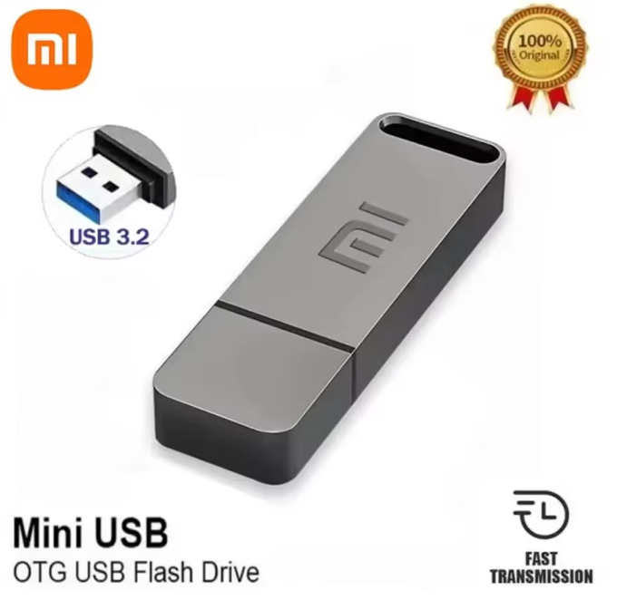 Xiaomi MIJIA Ultra USB Flash Drive 16TB, High-Speed USB 3.1 Pen Drive (2TB/4TB/8TB/16TB Options) for PC and Laptop, Portable Storage Device and Holiday Gift
