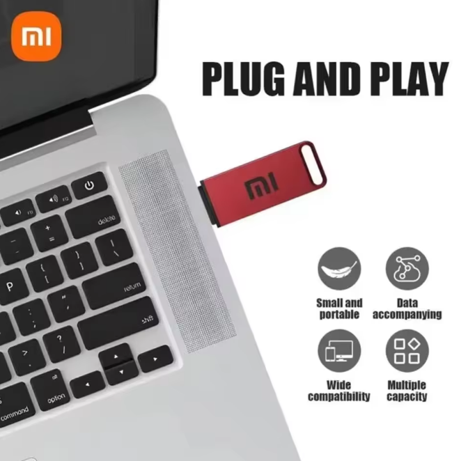 Xiaomi MIJIA Ultra USB Flash Drive 16TB, High-Speed USB 3.1 Pen Drive (2TB/4TB/8TB/16TB Options) for PC and Laptop, Portable Storage Device and Holiday Gift